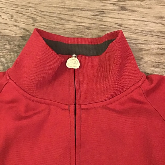 Billabong Men’s Zip Up Red and Brown Striped Long Seeve Jacket Size Large - Picture 5 of 9